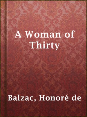 cover image of A Woman of Thirty